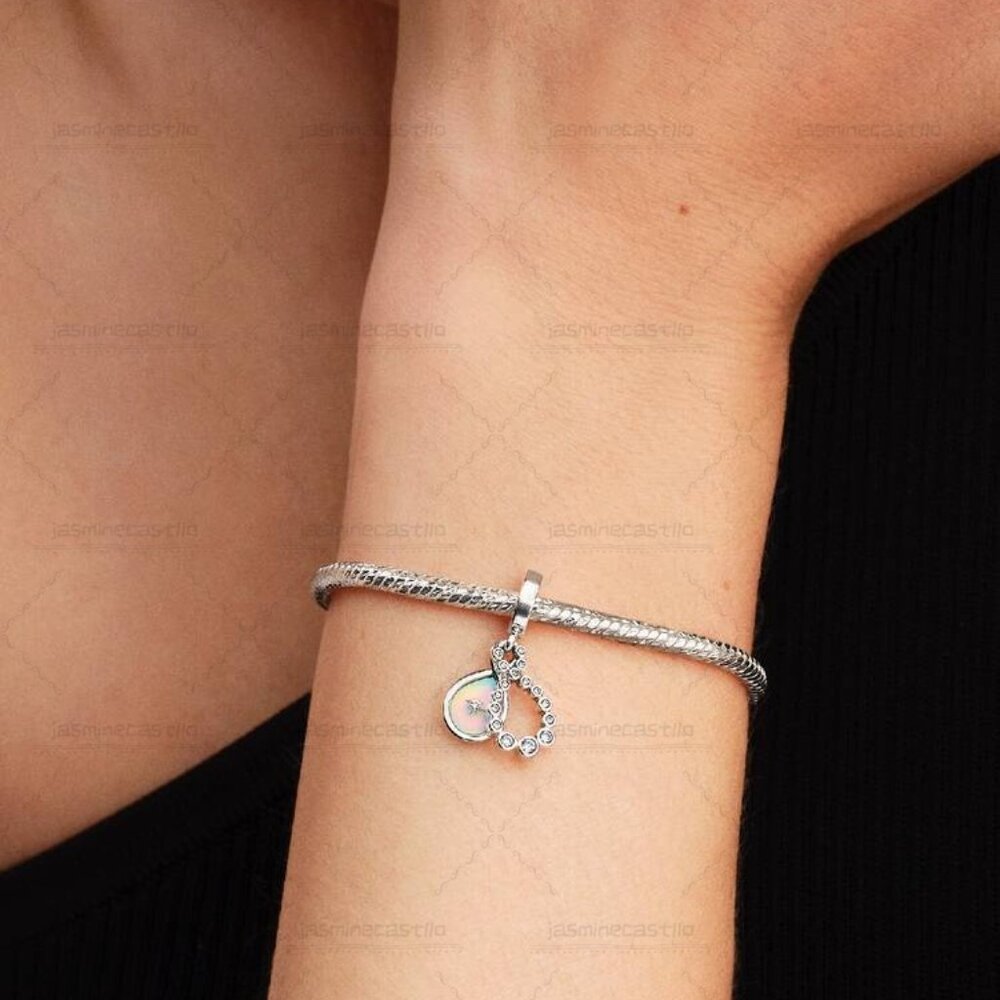 Pandora Opalescent Infinity Double Dangle Charm - image 4